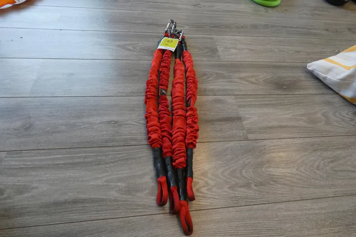 4x 4D Pro Expander-Bänder (ReAction Trainer), rot/schwarz